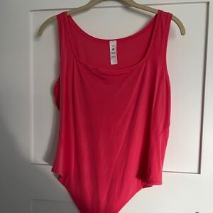 Lululemon Sleeveless Bodysuit NWOT - Hot Pink! Size XL